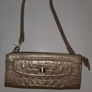 Brahmin Authentic Scallop Ombre Melbourne Leather Shoulder Bag